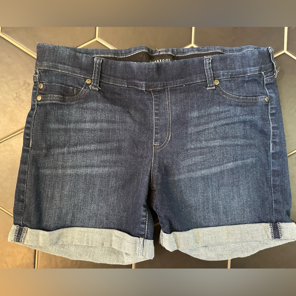 Liverpool stretchy denim shorts